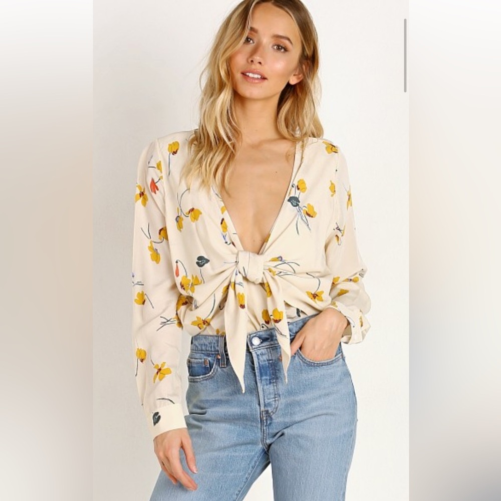 Capulet Daria Bodysuit Cream Tossed Floral